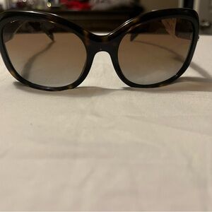 Prada Brown Oversized Square Sunglasses